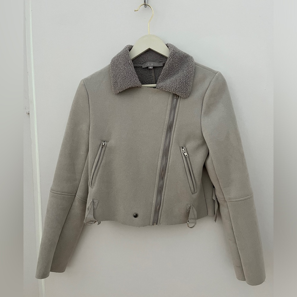 Women’s Faux Suede Grey Jacket